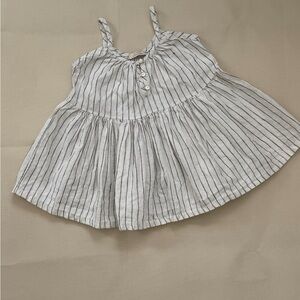 Wren Striped Linen Dress 1/2Y